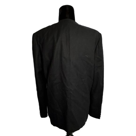 Pendleton Black Button Down Women's Wool Coat, Size 12 Tall, Pre-owned - Picture 2 of 6